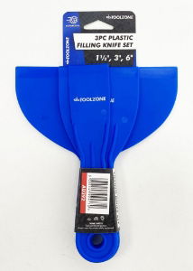 3PC PLASTIC FILLING KNIFE SET