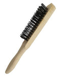 TZ 4 ROW WIRE BRUSH WOODEN HANDLE