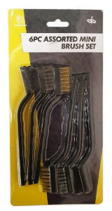 TOOLZONE 6PC MINI ASSTD BRUSH SET