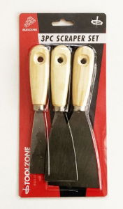 TOOLZONE 3PC SCRAPER SET