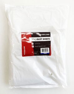 T/ZONE 2PC POLY DUST SHEET 3.6 X 2.7M