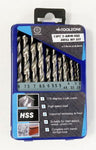 13PC 2-8 MM HSS DRILL BIT SET