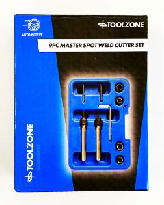 T/ZONE 9PC MASTER SPOT WELD CUTTER SET