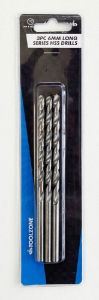 TZ 3PC 6MM LONG SERIES HSS DRILLS