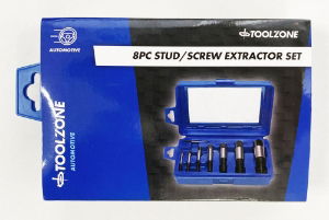 T/ZONE 8PC STUD AND SCREW EXTRACTOR SET