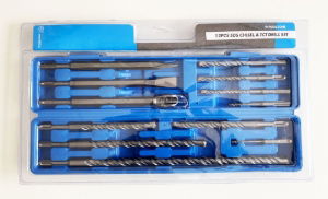 TOOLZONE 12PC SDS CHISEL AND GOUGE SET