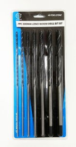 T/ZONE 7PC 300MM WOOD DRILLS
