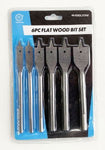 TOOLZONE 6PC FLAT WOOD BIT SET