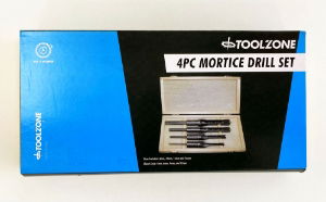 T/ZONE 4PC MORTICE DRILL SET 6,10,13 ,16
