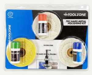 TOOLZONE 7PC HARD METAL POLISHING SET