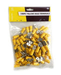 TOOLZONE 100PC YELLOW MALE TERMINALS