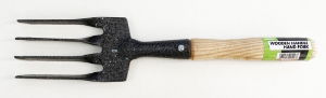 TOOLZONE WOODEN HANDLE HAND FORK