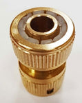 T/ZONE SOLID BRASS WATER STOP CONNECTOR