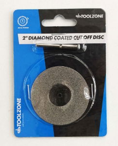 TZ 2 DIAMOND COATED CUT WHEEL C/W SHANK"