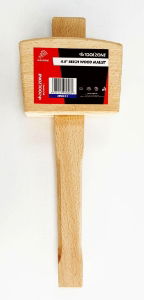 TOOLZONE 4 1/2 BEECH WOOD MALLET"