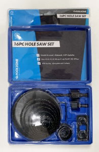 TOOLZONE 16PC HOLESAW SET IN BMC