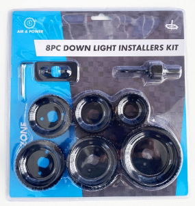 T/ZONE 8PC DOWN LIGHT INSTALLERS KIT