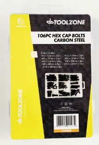TZ 106PC HEX CAP BOLTS