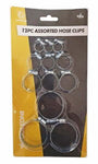 T/ZONE 12PC ASSORTED HOSE CLIPS CARDED