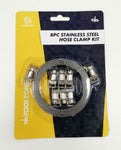 T/Z 8PC STAINLESS STEEL HOSE CLAMP KIT
