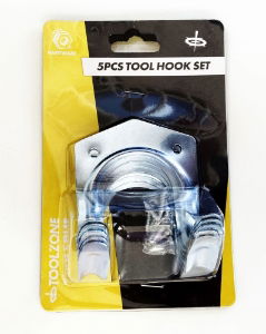 TOOLZONE 5PC TOOL HOOK SET