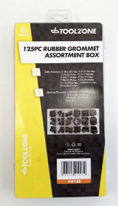 T/Z 125PC RUBBER GROMMET ASSORT. BOX