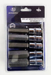 TOOLZONE 5PC 1/2 DR HEX BITS 100MM"