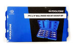 TZ 7PC EX. LONG BALL HEX BITS IN CASE