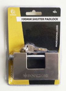 T/ZONE 100MM SHUTTER PADLOCK