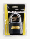 TOOLZONE 63MM IRON PADLOCK