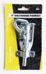 TOOLZONE 4 GALVANISED PADBOLT"