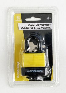 T/Z 40MM LAMINATED WATERPROOF PADLOCK