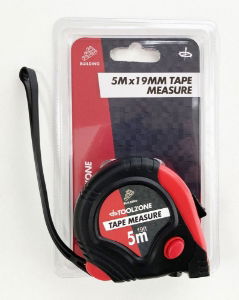 T/Z 5M 19MM R/COATED TAPE MEASURE BEST