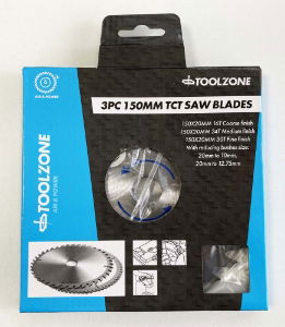 T/Z 3PC 150MM TCT CIRC. SAW BLADES