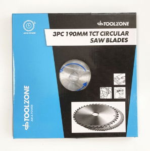 T/Z 3PC 190MM 16MM TCT CIRC. SAW BLADES