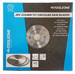 T/Z 3PC 235MM TCT CIRCULAR SAW BLADES
