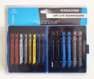 TZ 14PC U FIT JIGSAW BLADES