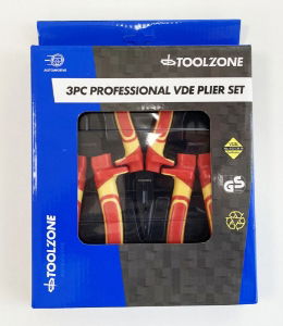 TOOLZONE 3PC VDE PLIER SET