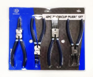 T/Z 4PC 7 CIRCLIP PLIERS D/DIP HANDLES"