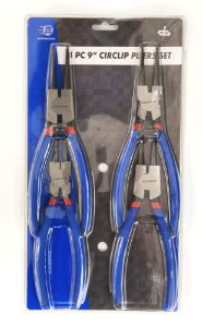 T/ZONE 4PC 9 CIRCLIP PLIERS D/DIP HANDL"