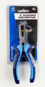 TOOLZONE 6 WIRE STRIP PLIERS BLUE"