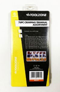 TOOLZONE 76PC TERMINALS IN ASSORT. BOX