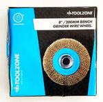 TOOLZONE 8 WIRE WHEEL FOR BENCH GRINDER"