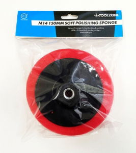 T/ZONE M14 150MM SOFT POLISHING SPONGE