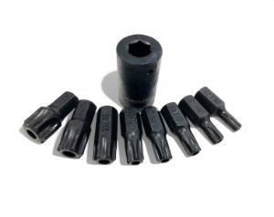 T/Z 9PC IMP.STAR BIT SET T/PROOF T30-T70