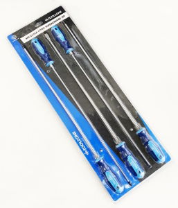 TZ 5PC EXTRA-LONG 450MM SCREWDRIVERS CRV