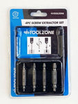 T/Z4PC DOUBLE ENDED SCREW EXTRACTOR SET