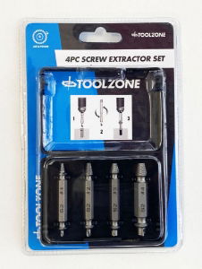 T/Z4PC DOUBLE ENDED SCREW EXTRACTOR SET