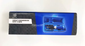 T/ZONE IMPACT SCREWDRIVER WITH 13 BITS