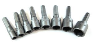 TOOLZONE 8PC 1/4 HEX SHANK NUT DRIVERS"